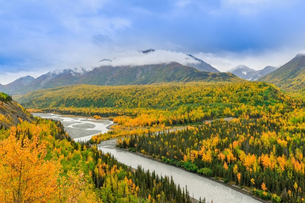 Vallée de l’Alaska en automne