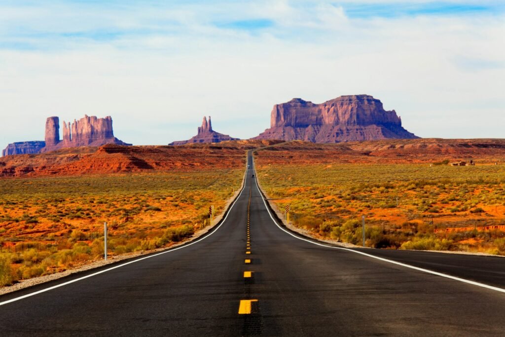 La route de Monument Valley