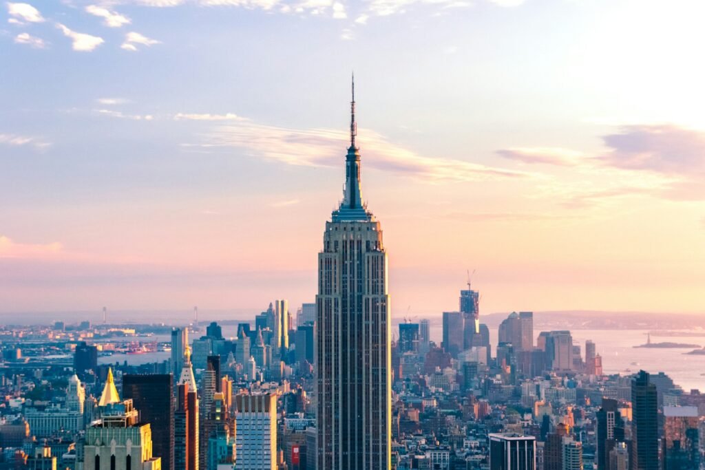 Skyline de New York et Empire State Building